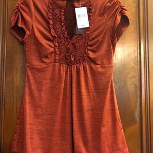 HeartSoul Size Small NEW Ruffle Blouse
